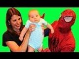Disney | Spiderman Babysitting FAIL Superhero Spider Man IRL Newborn Baby Sitting In Real Life