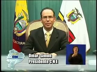 Informacion sobre las elecciones generales del Ecuador en Abril 2009