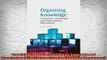 READ book  Organising Knowledge Taxonomies Knowledge and Organisational Effectiveness Chandos READ ONLINE