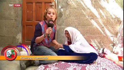 100 yaşındaki Filistinli Hammude Nine, TRT muhabirinin kolunu ısırdı