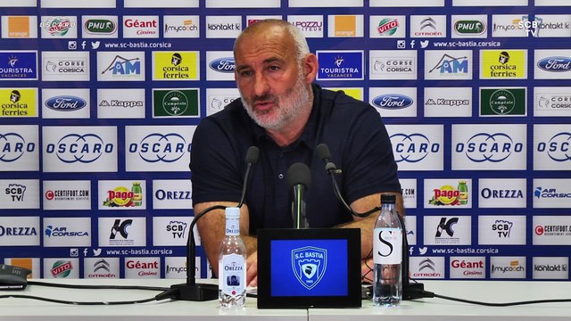 Bastia-Angers : Conf. d'avant-match de F. Ciccolini