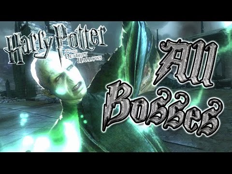 Harry Potter and the Deathly Hallows All Bosses | Boss Fights (PS3, X360) + Ending