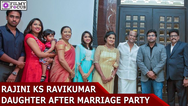 Rajinikanth at KS Ravikumar daughter's after marriage party