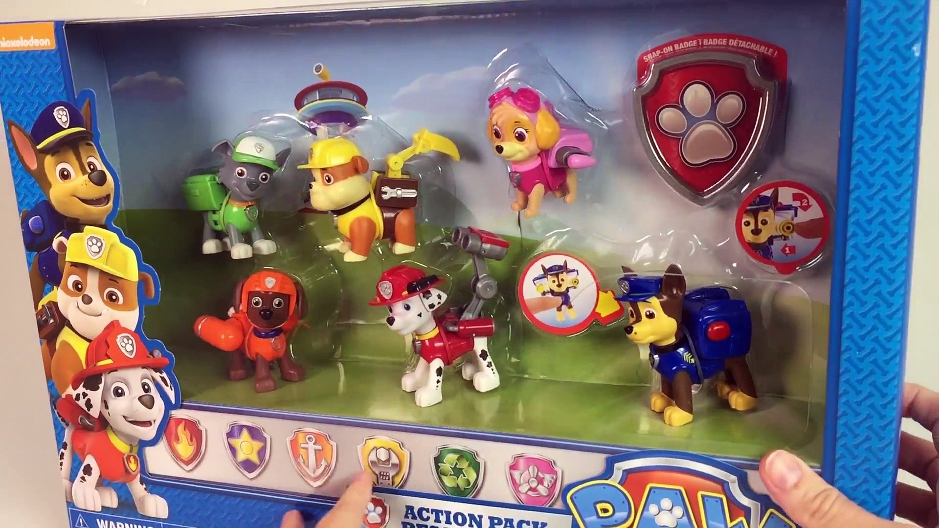 Paw Patrol de juguete. Una serie de juegos con la Patrulla Canina. Videos  para niños 