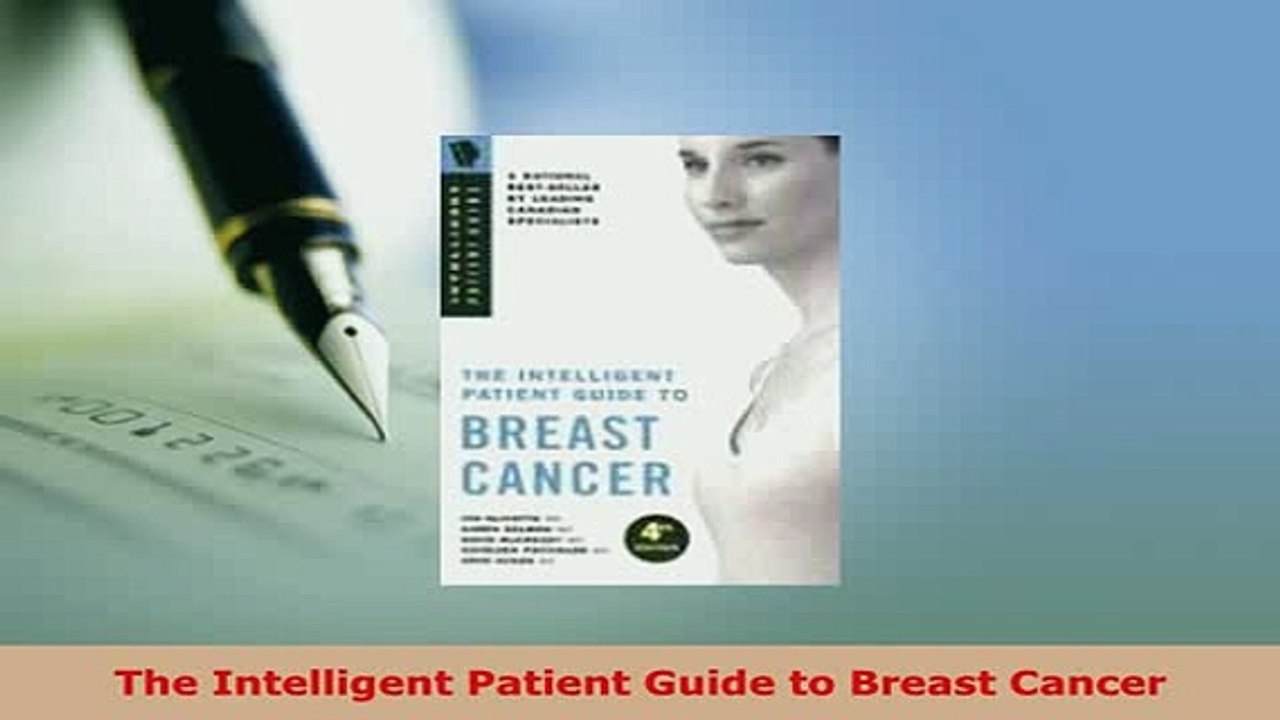 Download  The Intelligent Patient Guide to Breast Cancer Read Online