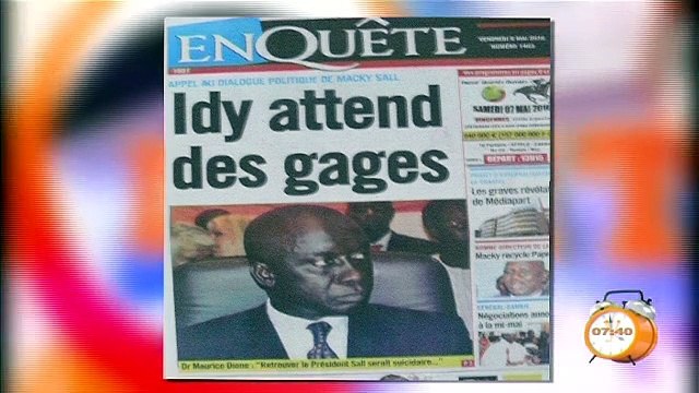 Yeewu leen - Revue des titres avec Cherif DIA - 6 mai 2016