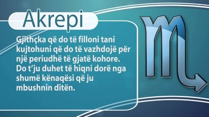 Report Tv - Rreze Dielli, Horoskopi 6 Maj