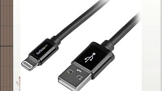 StarTech.com Câble Apple Lightning vers USB pour iPhone iPod iPad 2 m Noir - Câble iPhone 5