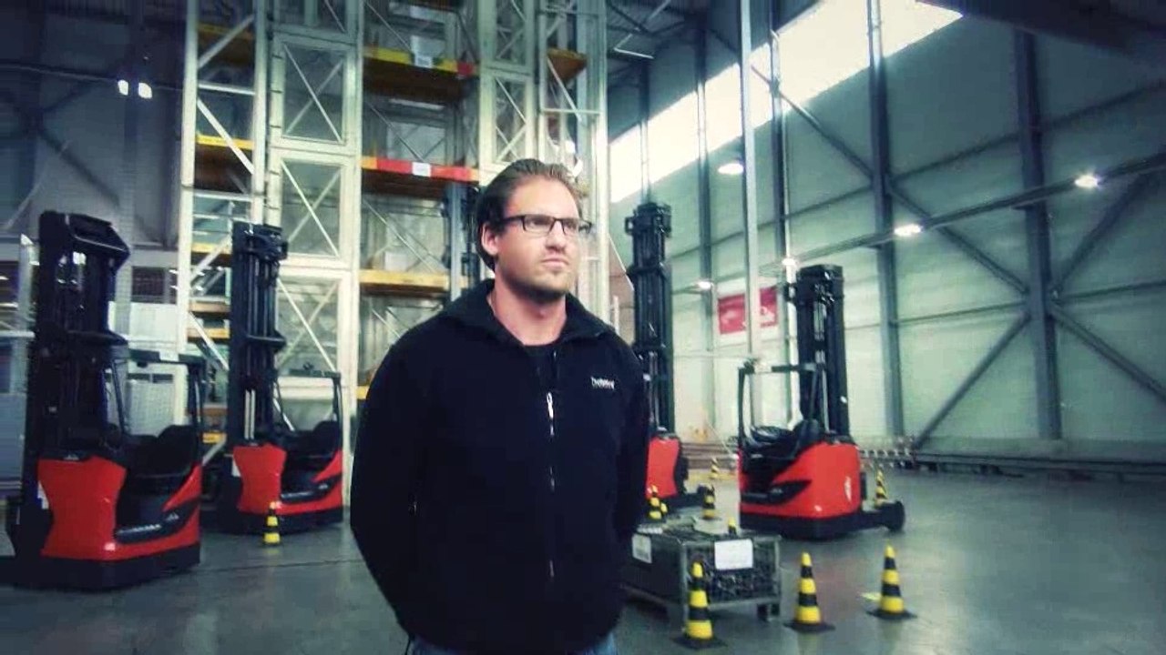 Sicherheit für Gabelstapler mit Linde Dynamic Mast Control