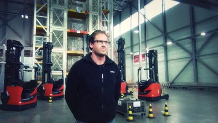 Sicherheit für Gabelstapler mit Linde Dynamic Mast Control