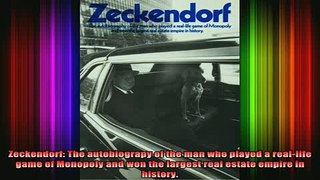 new book  Zeckendorf The autobiograpy of the man who played a reallife game of Monopoly and won