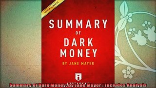 read here  Summary of Dark Money by Jane Mayer  Includes Analysis