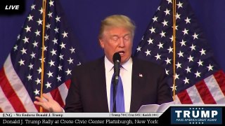 LIVE Donald Trump Plattsburgh New York Rally in HD STREAM FULL SPEECH (4 15 16) 3:00 PM ED