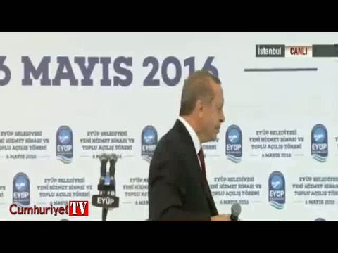 Erdoğan: Ya bırak çalışmıyor prompter