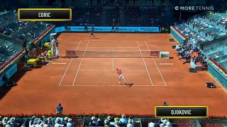 Madrid Open 2016 - Novak Djokovic vs Borna Coric 2-0 Highlights