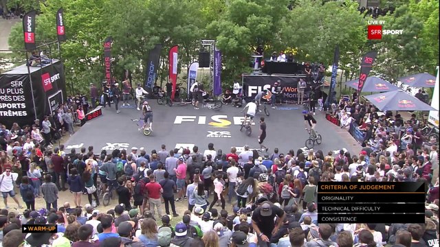 REPLAY FISE World Montpellier 2016 - BMX FLAT PRO - Qualif - ENG