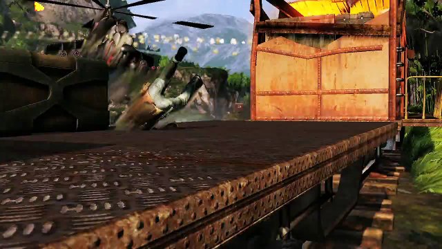 Uncharted 2 : séquence du train (démo PAX 2009)