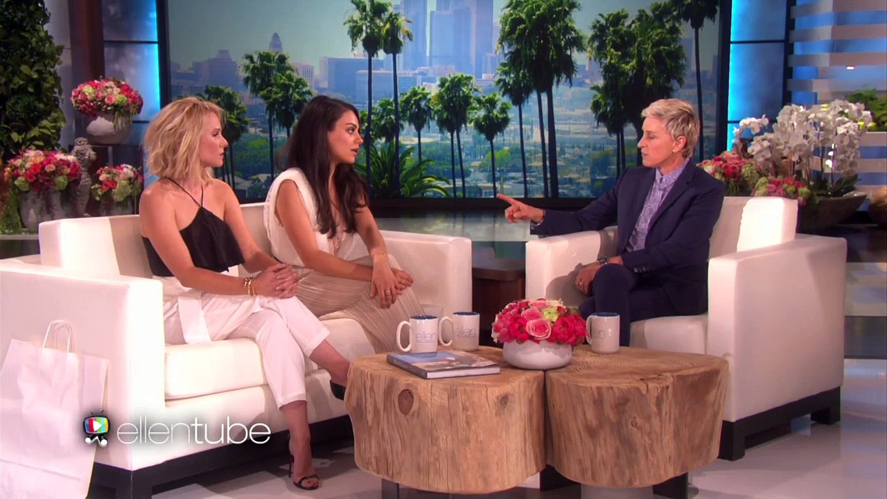 Kristen Bell and Mila Kunis Get Intimate