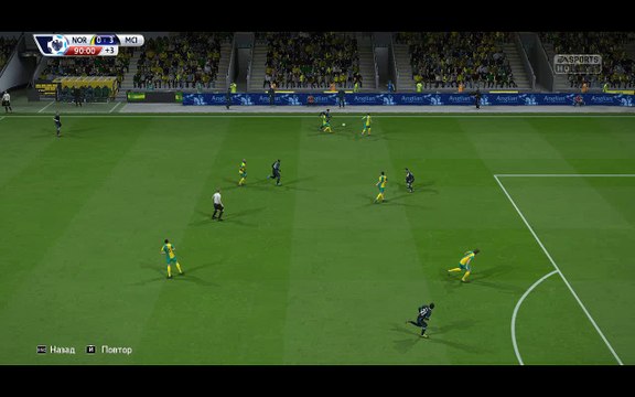 BPL 11 Тур. Норвич - Манчестер Сити 0:4. Nasri, 90+3'