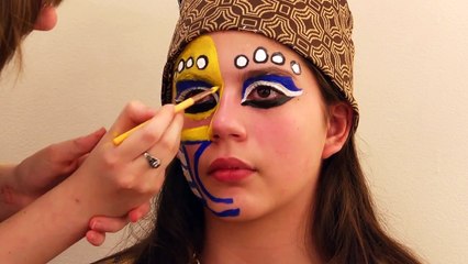 Theatrical Make-up Time-lapse for Disney’s "The Lion King Experience Junior."