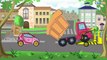 Car Cartoons for kids. Bulldozer, Excavator and Bus. Construction Site. Heavy Vehicles. Episode 116