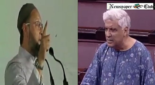 Javed Akhtar slams Owaisi in Rajya Sabha for Bharat Mata ki Jai remark