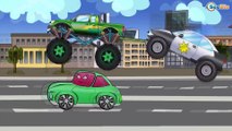 ✔ Cars Cartoons Compilation for children. Monster Truck. Police Car Race. Monster Truck TV ✔