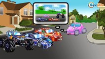 ✔ Monster Truck with Sport Cars Race / Car Service / Auto Tuning / Cartoons Compilation for kids ✔