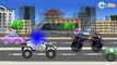 ✔ Monster Truck and Police Car Race with obstacles / Help Construction Equipment / Cars Cartoons ✔
