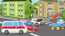 ✔ Emergency Vehicles Cartoons / Ambulance hurry to the rescue / Cars Compilation for children ✔