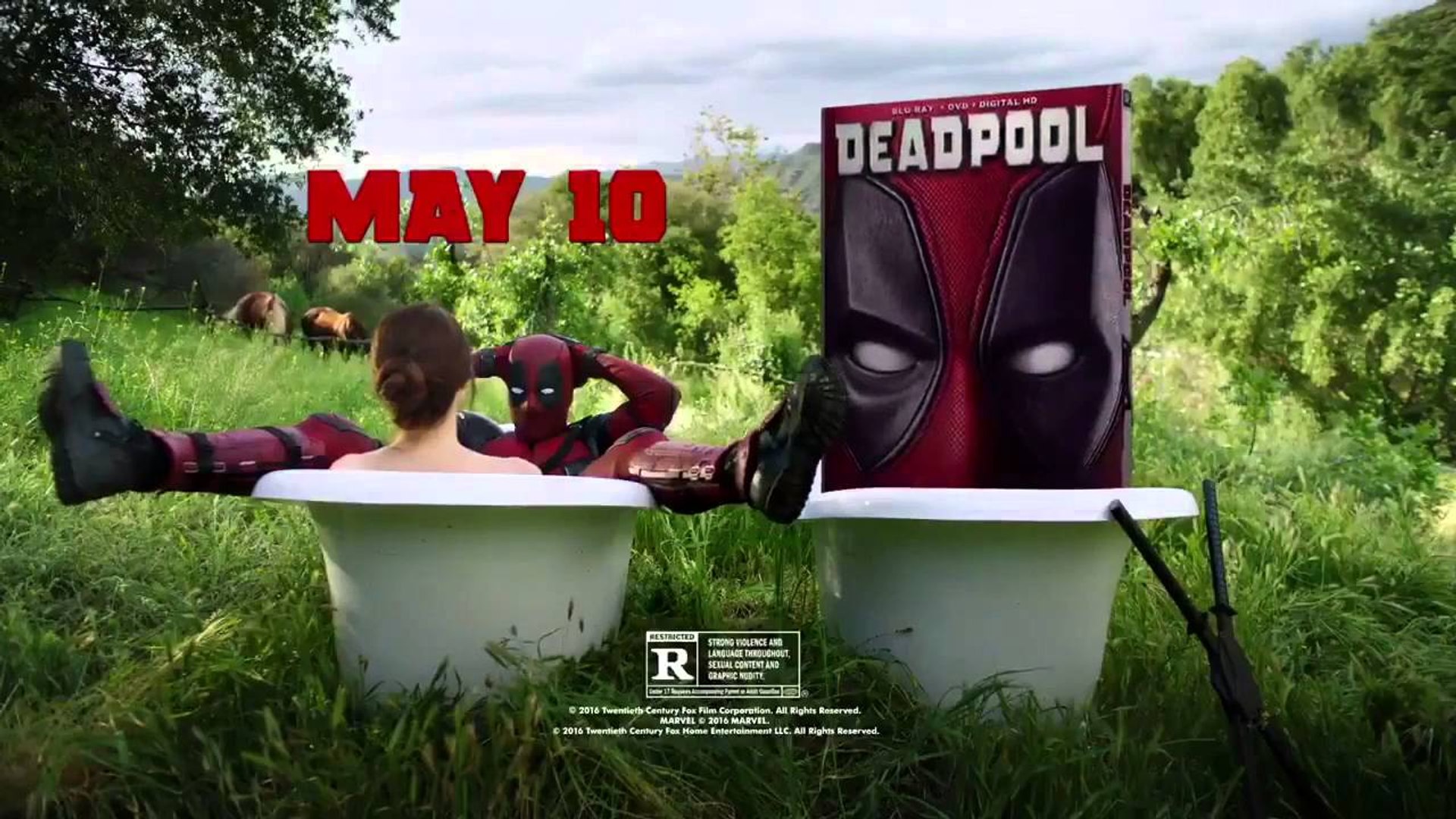 Deadpool : sa pub géniale pour la sortie du DVD / Blu-Ray - Vidéo  Dailymotion
