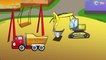 ✔ Cars for kids. Truck, Excavator, Crane. Vehicles at Construction Site. Compilation for children ✔