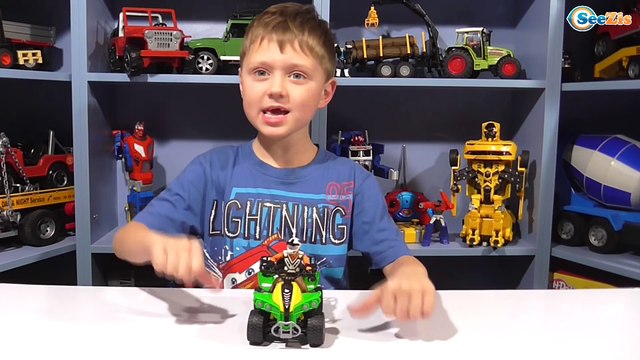 ✔BRUDER. Игорек распаковывает Квадроцикл / Видео для детей / Toys for kids / Unboxing car ✔