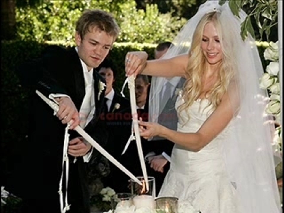 Avril lavigne's wedding