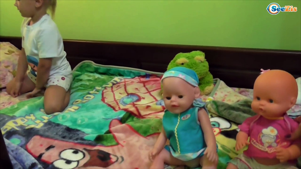 ✔ Dolls Baby Born and Nenuco with Yaroslava go to bed / Video for girls / Toys for kids ✔