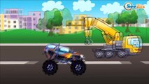 Car Cartoons. Monster Truck Race. Racing. Emergency Vehicles. Car Wash & Car Service. Episode 58