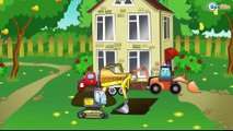 ✔ Cars Cartoons. Excavator with Heavy vehicles at Construction Site. Diggers for kids. 46 Episode ✔