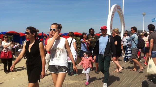 Forte affluence à Deauville et à Trouville pour l'Ascension