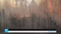 استمرار حرائق الغابات في مقاطعة ألبرتا الكندية
