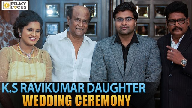 Rajinikanth at Director K.S Ravikumar Daughter's Marriage Party - Filmyfocus.com