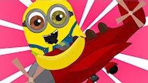 Minions BANANA IN HELICOPTER Funny Cartoon ~ Minions Mini Movies 2016 [HD] 1080p