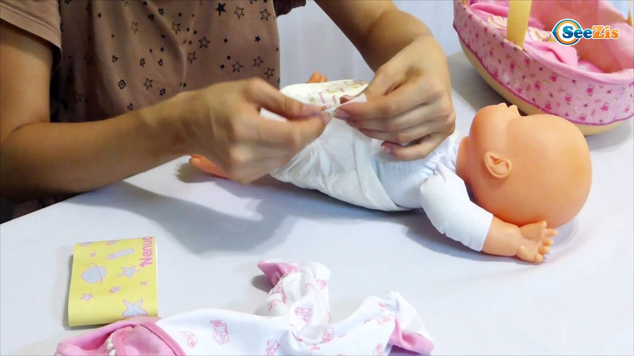✔ Кукла Ненуко! Новая пижама для моего малыша. Видео для девочек / Nenuco Baby Doll ✔