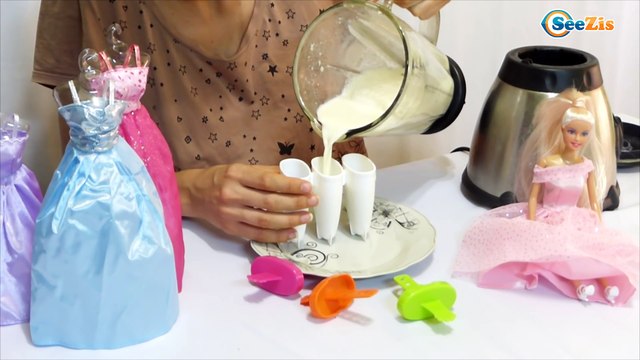 ✔ Видео для девочек. Юля готовит Мороженое для Куклы Барби / Barbie Doll. Videos for Children ✔