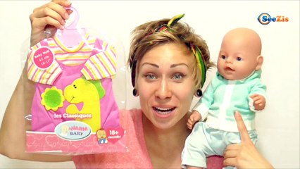 ✔ Doll Baby Born tries on new clothes | Кукла Бэби Борн меряет новую одежду  Серия 11 ✔