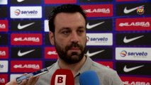 FCB Hoquei: Ricard Muñoz y Sergi Fernández, previa FCB Lassa-Club Patí Vic [ESP]