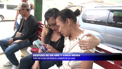 ¡Por fin! Le entregan cuerpo de su hijo tras más de un año de espera