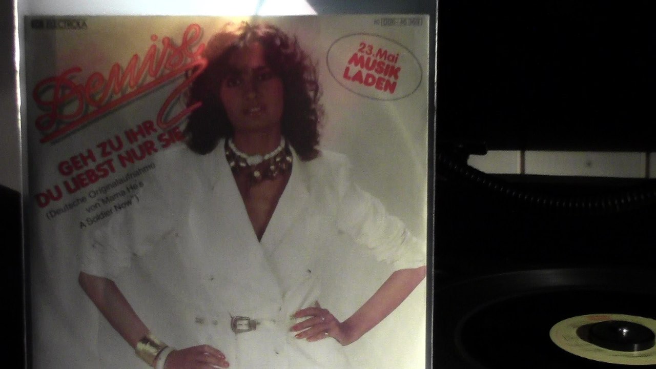 DENISE auf EMI-ELECTROLA 1C 006-46 369 mit dem Titel 'GEH ZU IHR DU LIEBST NUR SIE' Vö 1981