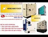 CP máy phát điện  Hùng Hán lắp đặt cặp đôi máy phát điện Doosan 350/400 kva tại chung cư Trung Văn - Vinaconex 3