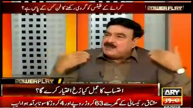 Ao ishtsaab start kro Nawaz Sharif sy mujh tk or phr jo jo bhagy ga wo chor ho ga :-Shaikh Rasheed