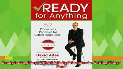 read here  Ready for Anything 52 Productivity Principles for Getting Things Done